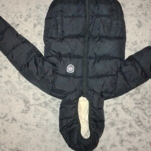 Black Puffer Jacket with Hood